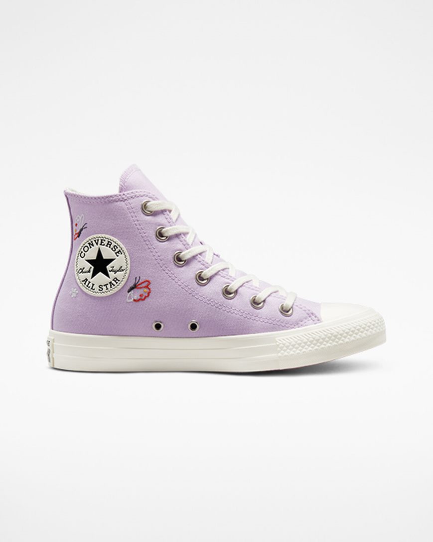 Tenisky Vysoke Converse Chuck Taylor All Star Butterfly Wings Damske Nachový Čierne | SK BZQFK5